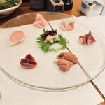 心斎橋かわぐち - オススメのお造り盛り合わせ