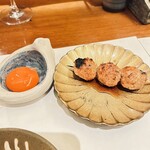 心斎橋かわぐち - 月見つくね