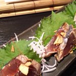 鍋まる - かつおのたたき鍋まる風