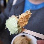 和栗菓子kiito - 静岡茶ソフトクリーム＆メレンゲ