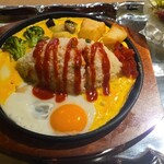 大人の珈琲店 - 鉄板ライスランチ(エビピラフ)