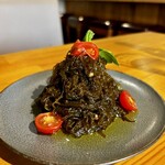 BURRATA - もずくのペペロンチーノ