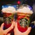 スターバックスコーヒー - ドリンク写真:抹茶 イチゴ クリーム フラペチーノ