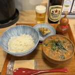 キッチン きらく - 【試作】江戸甘味噌の冷や汁（ご飯付き）¥870