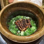 日本料理 柳燕 - 炭火焼きうなぎと長ひじきの土鍋ご飯