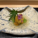 日本料理 柳燕 - むらさきウニとトロなす