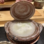 日本料理 柳燕 - 淡路産ハモの鍋