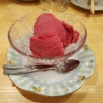 カジュアルフレンチBar 7FUKU - カシスのソルベ