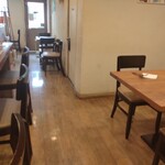 ラ パンダ ジャッラ - 奥から入口への内観