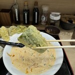 Honkakuha Hakata Udon Hasida Taikiti - 風味の良いピーマン天