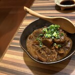 楽庵 - 牛すじどて煮