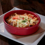 Beer-braised beef tendon gratin