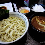 つけめん・油そば　あびすけ - 『超濃厚つけ麺』\820円+『生卵』\40円