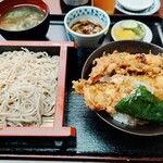 そば処 大むら - 天丼ミニセット(1000円)