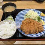 とんかつ 鉄 - 上ロースカツ定食1,600円