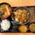 味蔵 - 料理写真:鉄板ホルモン定食と天ぷらきしめん