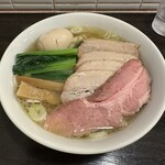 Ramen Ya Sutei Gorudo - 中華そば大盛り+チャーシュー3枚・味玉トッピング