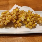 栞 - とうもろこしかき揚げ（日替わりメニュー）