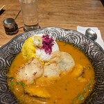 ミステリアス インディア - フィッシュカレー＋穴子のフリット　1430円