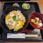 田舎の台所 零壱 - 料理写真:奥久慈軍鶏親子丼 ¥1,480