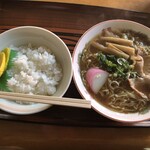 一行食堂 - 料理写真:ラーメンライス８００円