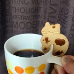 ポアール 帝塚山本店 - 珈琲にひっかけてみる♪