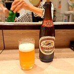 和風もつ料理 あらた - ⚫キリンラガービール中瓶