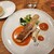 エスプリ・ド・タイユヴァン - 料理写真:本日の鮮魚とポワレ　ワタリガニのソース