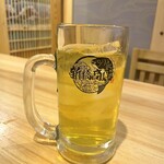 sakanatonihonshuandosumibiyakitorishimbashishouten - 冷たい緑茶サービス！