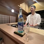 四ッ谷 みね村 - 最後に手取川の夏酒とみね村さん。