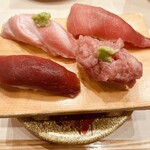 Sushi Hanatei - 本マグロ四点盛り