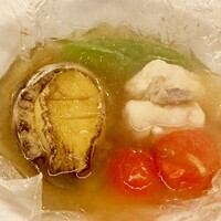 tanpopo 北新地本店 - 鮑と鯛のアクアパッツァ