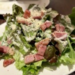 Bistro Ishikawa Tei - 熱々ベーコンにシャキシャキロメインのサラダ(*´∀`)♪