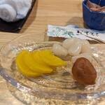 諒麿 - 漬物盛り合わせ