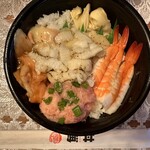 魚丼 原木中山店 - 140  ノルウェー丼