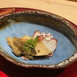 鮨白 - 鮑とタコの煮物