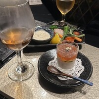 HIKARI - 魚介のパルフェと野菜と和牛コンソメ
