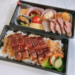 Hana fuku - 【期間限定】
      うなぎの炭火焼き重と宮崎牛
      2484円