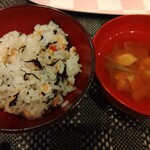 ぷくぷく - ⑧食事&止め椀