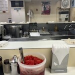 ライスカレー まんてん - コの字のカウンター