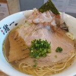 麺屋 猪一 離れ - 追い鰹そば・アップ