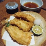 室町砂場 - アナゴの天ぷら♩