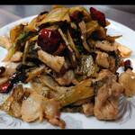 陳麻婆豆腐 マエジマ - 本場四川式豚バラ高菜炒め