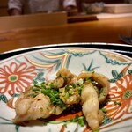 らん亭～ 美日庵 - 皮の弾力と身のふわふわ感、これはお酒がすすむくん