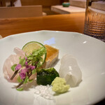 らん亭～ 美日庵 - ウマヅラハギの肝とポン酢のゼリーが美味しすぎて文字通りのけぞりました笑