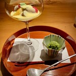 らん亭～ 美日庵 - ふわとろわらび餅も甘さ控えめで美味しかったです