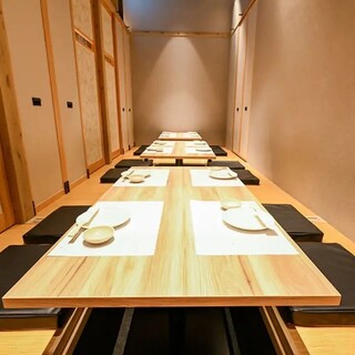 全室掘りごたつの完全個室でご用意！歓送迎会・飲み会・誕生日会・デート・女子会に！