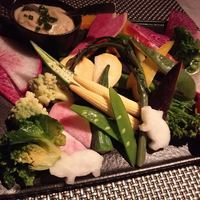 オステリア ブッビーノ - 有機野菜のバーニャカウダ