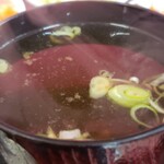 富士食堂 - ランチのスープ