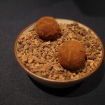 abysse - 食後のドリンク後のプチフール